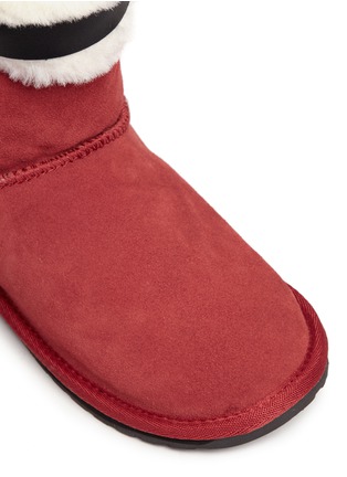 Detail View - Click To Enlarge - EMU AUSTRALIA - 'Santa' buckle suede kids boots