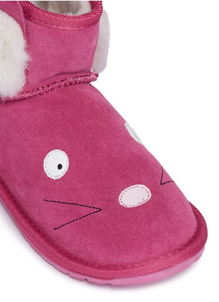 Detail View - Click To Enlarge - EMU AUSTRALIA - 'Rabbit Mini' suede kids boots