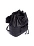 Detail View - Click To Enlarge - ELIZABETH AND JAMES - 'Langley' fur flap leather backpack