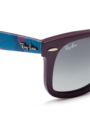 Detail View - Click To Enlarge - RAY-BAN - 'Original Wayfarer Urban Camouflage' print sunglasses