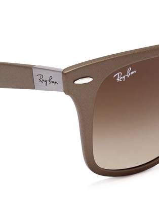 Detail View - Click To Enlarge - RAY-BAN - 'Original Wayfarer' matte metallic acetate sunglasses