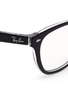 Detail View - Click To Enlarge - RAY-BAN - Two tone square cat eye optical glasses