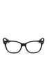 Main View - Click To Enlarge - RAY-BAN - Two tone square cat eye optical glasses