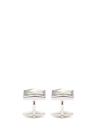 Main View - Click To Enlarge - LANVIN - Crystal frame cufflinks