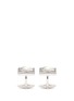 Main View - Click To Enlarge - LANVIN - Crystal frame cufflinks