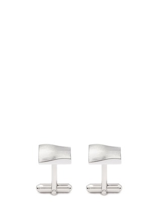 Main View - Click To Enlarge - LANVIN - Distort square plate cufflink