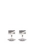 Main View - Click To Enlarge - LANVIN - Mother of Pearl stripe engraved cufflinks