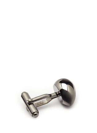 Detail View - Click To Enlarge - LANVIN - Ruthenium finished cufflinks