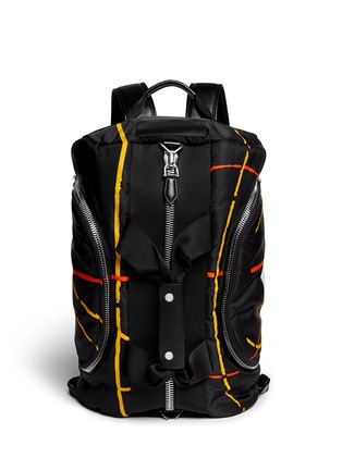 Main View - Click To Enlarge - GIVENCHY - Basketball court print duffle backpack