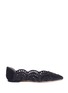 Main View - Click To Enlarge - TORY BURCH - 'Leyla' floral lasercut suede flats
