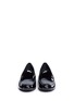 Front View - Click To Enlarge - TORY BURCH - 'Dominique' patent leather loafers