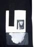 Detail View - Click To Enlarge - RICK OWENS DRKSHDW - Patchwork portrait cotton sweatshirt