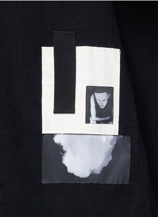 Detail View - Click To Enlarge - RICK OWENS DRKSHDW - Oversized patch T-shirt