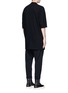 Back View - Click To Enlarge - RICK OWENS DRKSHDW - Oversized patch T-shirt
