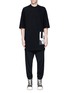 Main View - Click To Enlarge - RICK OWENS DRKSHDW - Oversized patch T-shirt