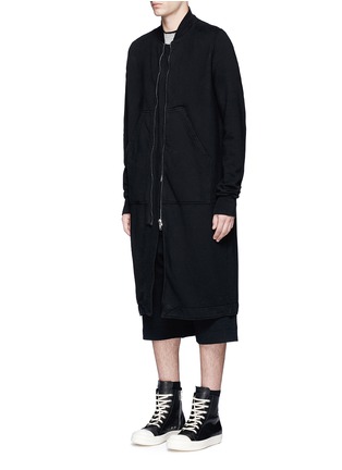 Front View - Click To Enlarge - RICK OWENS DRKSHDW - Long bomber jacket