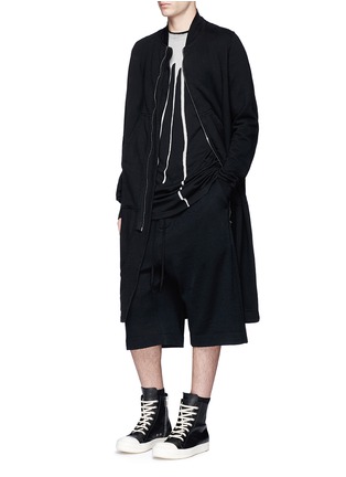 Figure View - Click To Enlarge - RICK OWENS DRKSHDW - Long bomber jacket