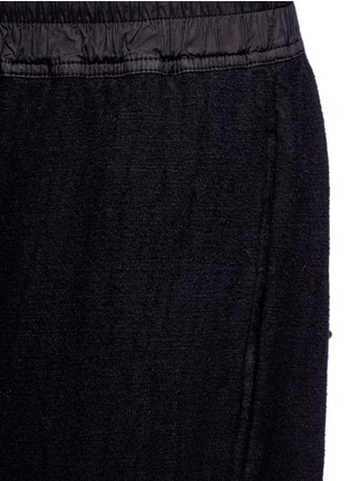 Detail View - Click To Enlarge - RICK OWENS DRKSHDW - 'Pods' drop crotch cotton jersey shorts