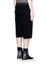 Back View - Click To Enlarge - RICK OWENS DRKSHDW - 'Pods' drop crotch cotton jersey shorts