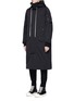 Front View - Click To Enlarge - RICK OWENS DRKSHDW - 'Flight' padded parka coat