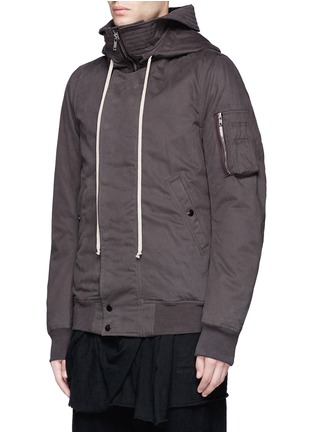 Front View - Click To Enlarge - RICK OWENS DRKSHDW - Padded bomber coat