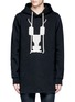Main View - Click To Enlarge - RICK OWENS DRKSHDW - Embroidered vintage stone wash hoodie