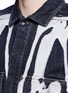 Detail View - Click To Enlarge - RICK OWENS DRKSHDW - Bleached cotton denim shirt jacket
