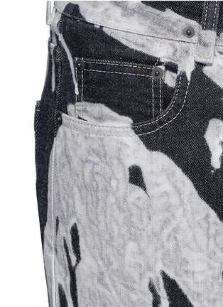 Detail View - Click To Enlarge - RICK OWENS DRKSHDW - 'Detroit' bleached denim pants