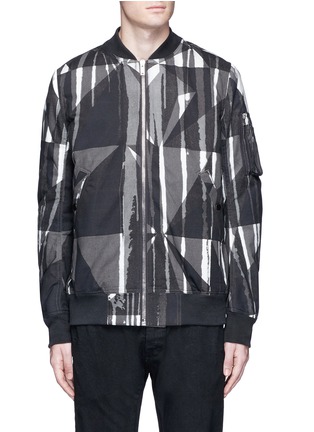 Main View - Click To Enlarge - RICK OWENS DRKSHDW - Camouflage print padded bomber jacket