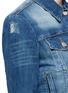 Detail View - Click To Enlarge - J BRAND - 'Harlow Shrunken' distressed vintage denim jacket