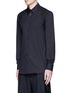 Front View - Click To Enlarge - ALEXANDER MCQUEEN - Slim fit harness cotton shirt