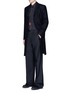 Figure View - Click To Enlarge - ALEXANDER MCQUEEN - Slim fit harness cotton shirt