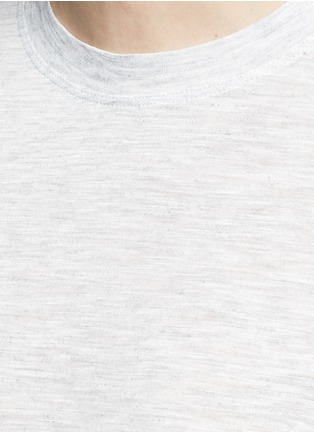 Detail View - Click To Enlarge - VINCE - Heathered jersey cocoon T-shirt