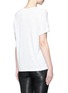Back View - Click To Enlarge - VINCE - Heathered jersey cocoon T-shirt