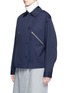 Front View - Click To Enlarge - STELLA MCCARTNEY - Zip pocket technical parka jacket