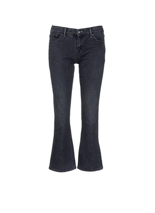 Main View - Click To Enlarge - DENHAM - 'Penny' sneaker flared jeans