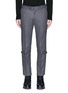 Main View - Click To Enlarge - ALEXANDER MCQUEEN - Harness wool flannel cropped pants