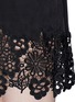 Detail View - Click To Enlarge - EQUIPMENT - 'Lucida' lace hem sleeveless silk shirt dress