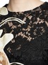 Detail View - Click To Enlarge - VALENTINO GARAVANI - 'Kimono 1997 Re-Edition' floral patchwork lace dress