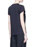 Back View - Click To Enlarge - STELLA MCCARTNEY - Fringe star patch jersey T-shirt