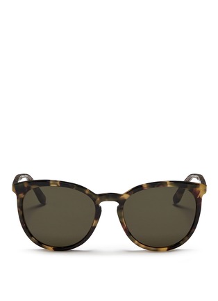 Main View - Click To Enlarge - VALENTINO GARAVANI - Round frame tortoiseshell acetate sunglasses