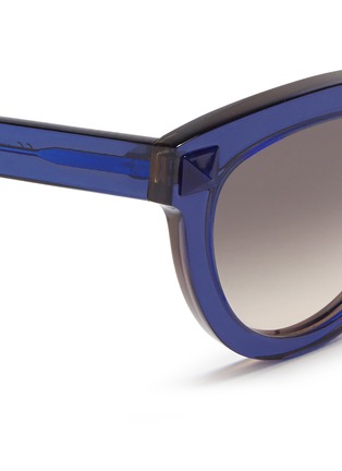 Detail View - Click To Enlarge - VALENTINO GARAVANI - 'Rockstud' acetate sunglasses