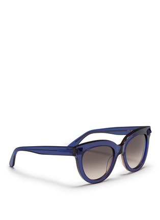 Figure View - Click To Enlarge - VALENTINO GARAVANI - 'Rockstud' acetate sunglasses