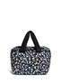 Back View - Click To Enlarge - SEE BY CHLOÉ - 'Joy Rider' medium floral print puffer nylon shoulder bag