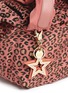 Detail View - Click To Enlarge - SEE BY CHLOÉ - 'Joy Rider' small leopard print puffer nylon shoulder bag