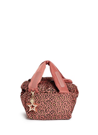 Main View - Click To Enlarge - SEE BY CHLOÉ - 'Joy Rider' small leopard print puffer nylon shoulder bag