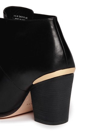 Detail View - Click To Enlarge - COLE HAAN - 'Hayden' vachetta leather ankle boots