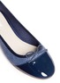 Detail View - Click To Enlarge - COLE HAAN - 'Sarina' patent toe cap ballet flats