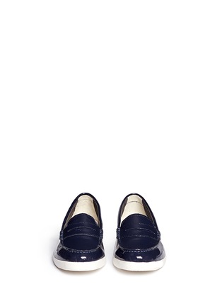 Figure View - Click To Enlarge - COLE HAAN - 'Pinch LTE' patent leather weekender loafers