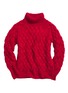 Main View - Click To Enlarge - COACH - x BLITZ funnel neck mohair-cashmere sweater